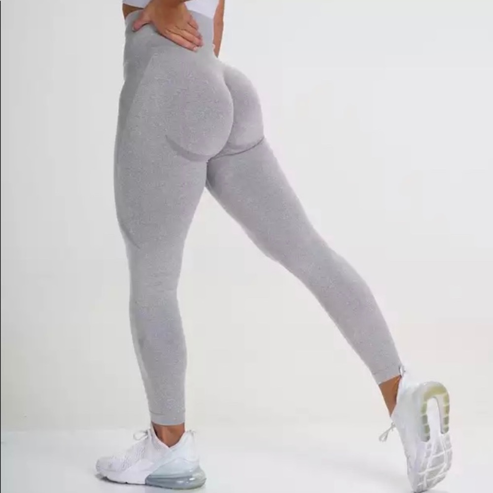 Light Grey Contour Seamless Leggings